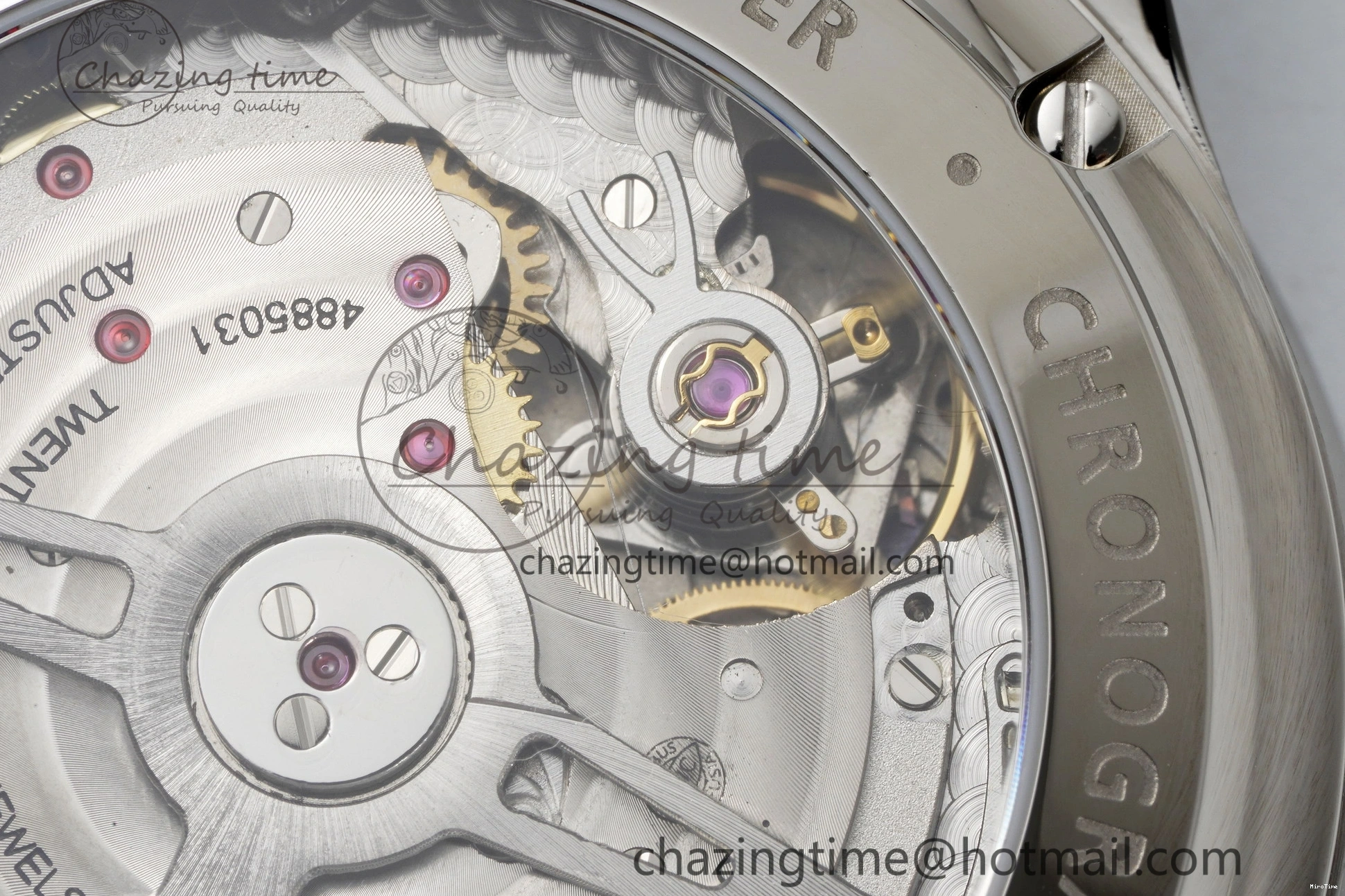 MIROTIME 1230 Portuguese Chrono IW3716 RSF 1:1 Best Edition Blue Dial on Black Leather Strap A RelaxedFit 7045